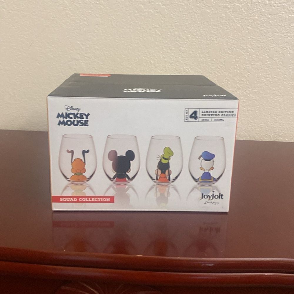 Disney Mickey Mouse & Friends Squad Stemless Glasses